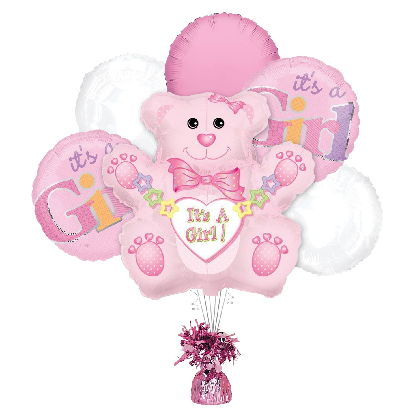 Baby Girl Balloon Bouquet