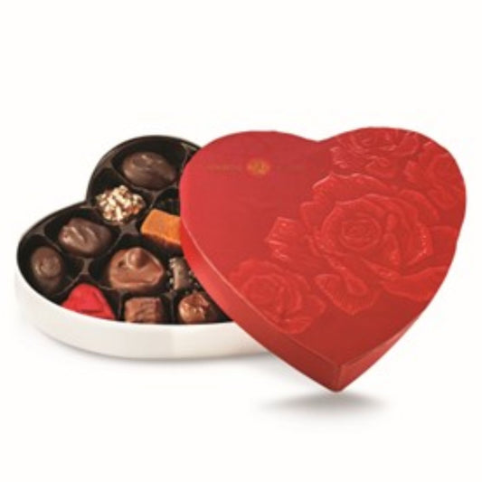 Embossed Heart boxed chocolate