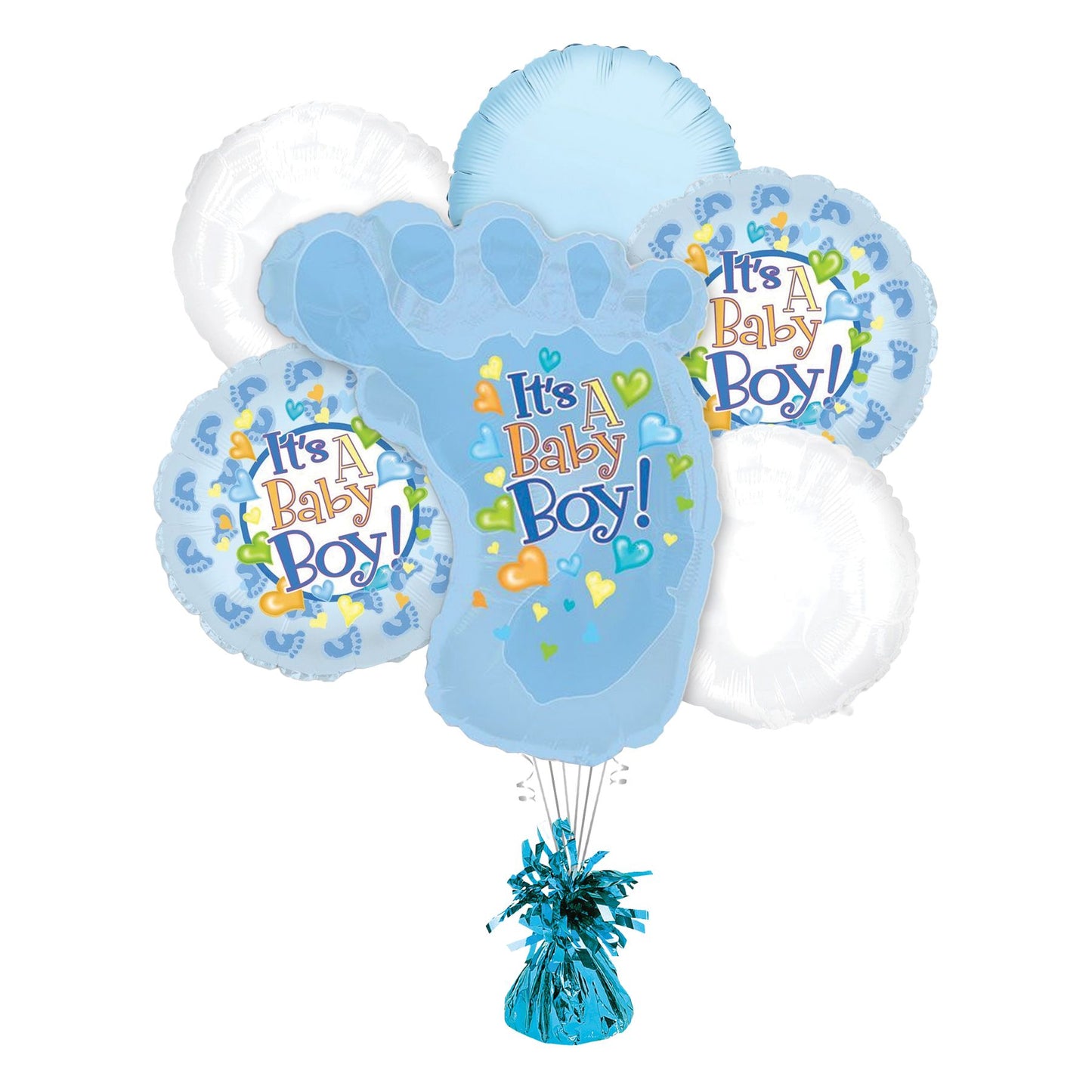 Baby Boy Balloon Bouquet